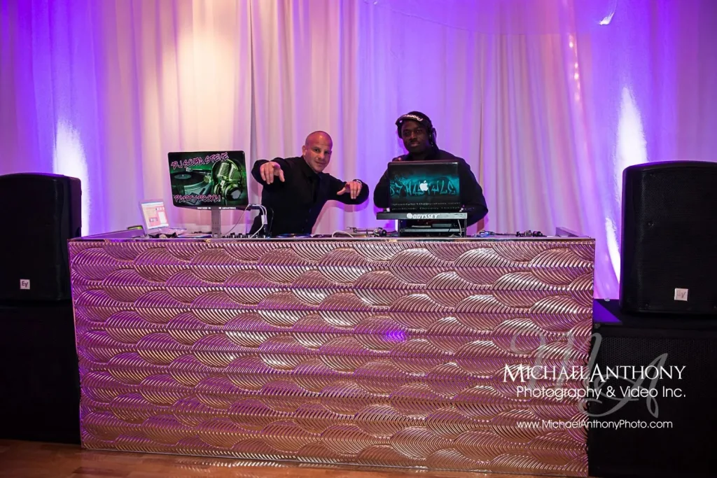 Art Deco Silver Mirrored DJ Booth
