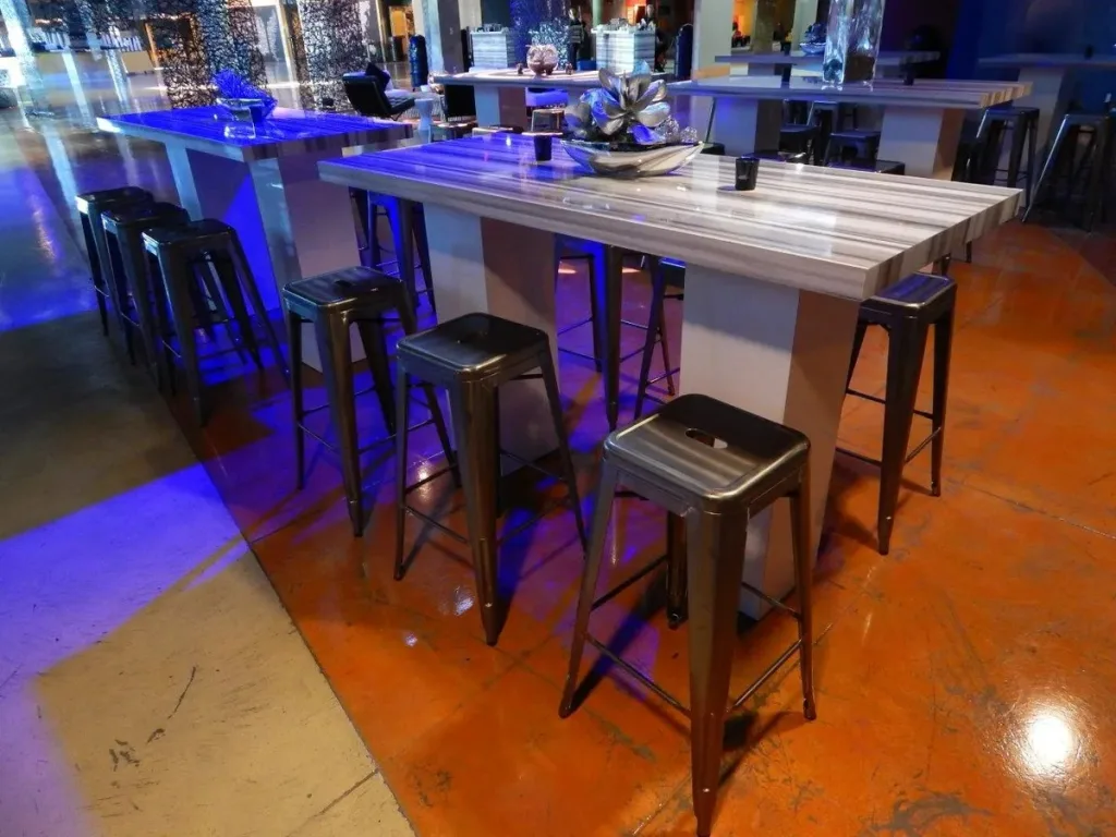 Sabi Bar Stool - Gun Metal 15" W x 15.5"D x 30"H
